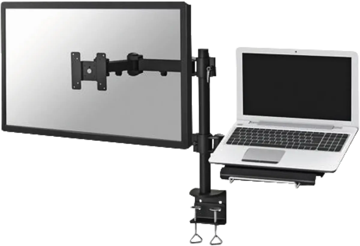 monitor en laptop bureausteun