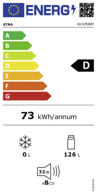 Etna KKS7088T energielabel