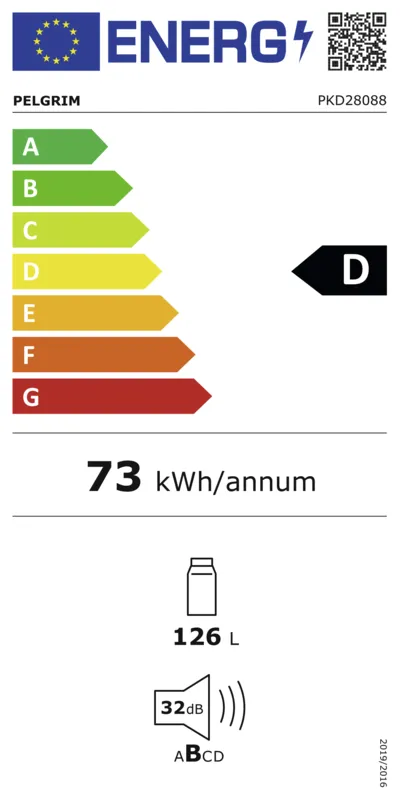Pelgrim PKD28088 energielabel