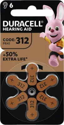 Duracell EasyTab 312 (PR41) 6st
