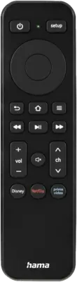 Hama Universele tv-afstandsbediening streaming