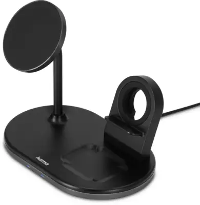 Hama 187272 3in1 draadloos oplaadstaton.MagCharge Multi