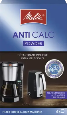 Melitta AntiCalc FilterCafe Machines 6x20g