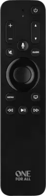 One For All URC 1110 Apple Siri Remote 3in1 mit Backlight