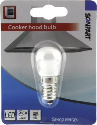 Scanpart 1140000042 afzuigkaplamp E14 20W LED T26