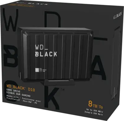 WD Black D10 8TB Game Drive