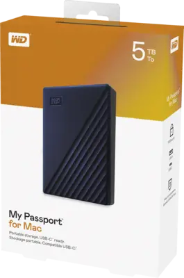 WD My Passport for Mac 5TB