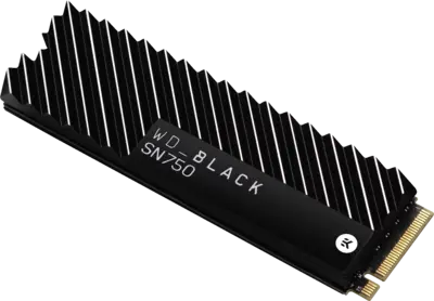 Western Digital WD BLACK SN750 NVMe SSD 500GB with HEATSINK