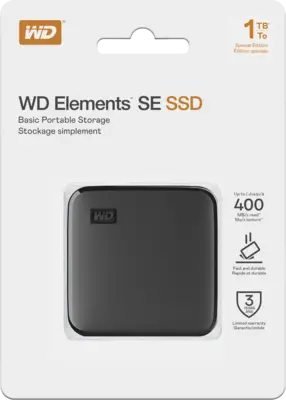 WD Elements SE 1TB Portable SSD